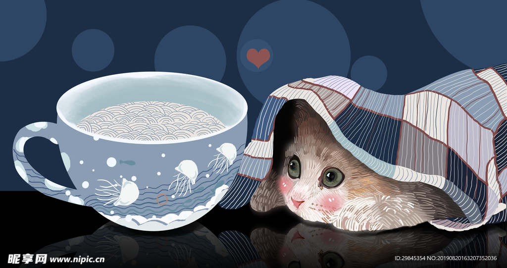 萌宠 插画
