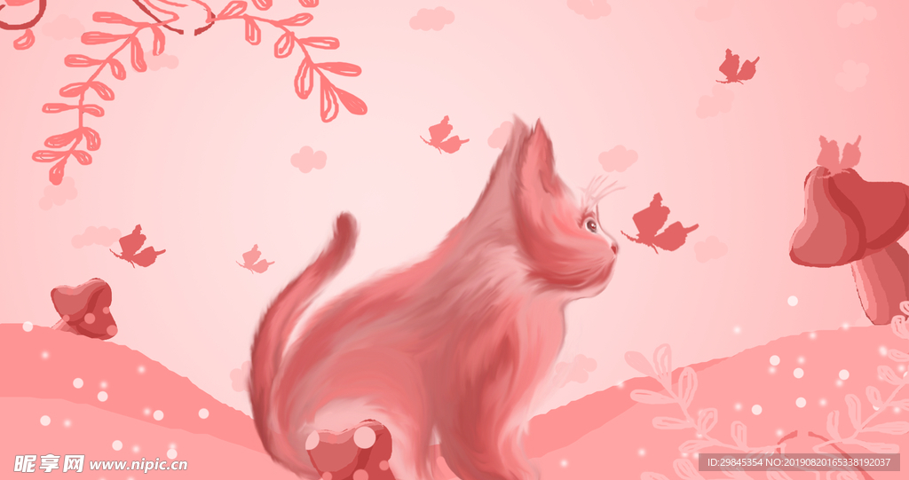 萌宠 插画