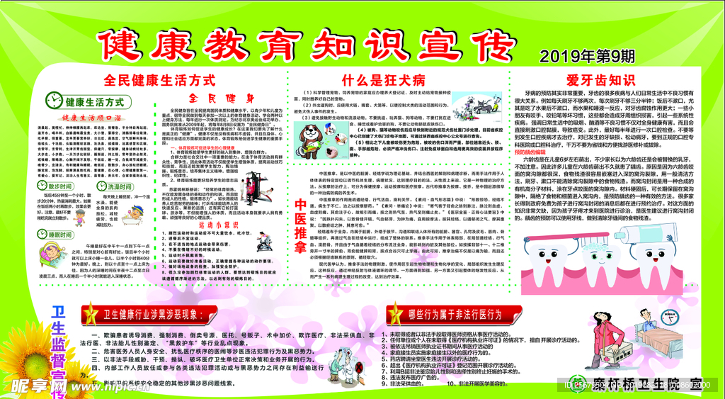 健康教育知识宣传栏