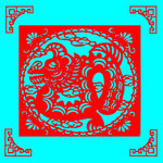 龙剪纸
