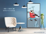 卡通文艺音乐无框画