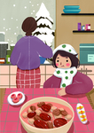 腊八节传统海报