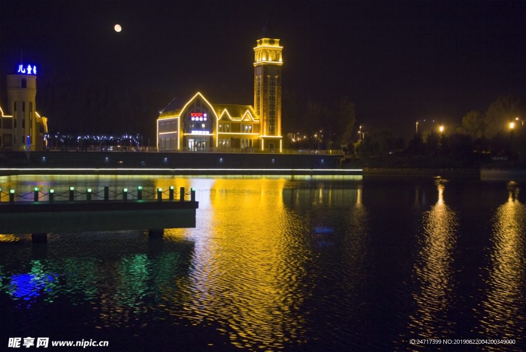 长治市淮海公园夜景