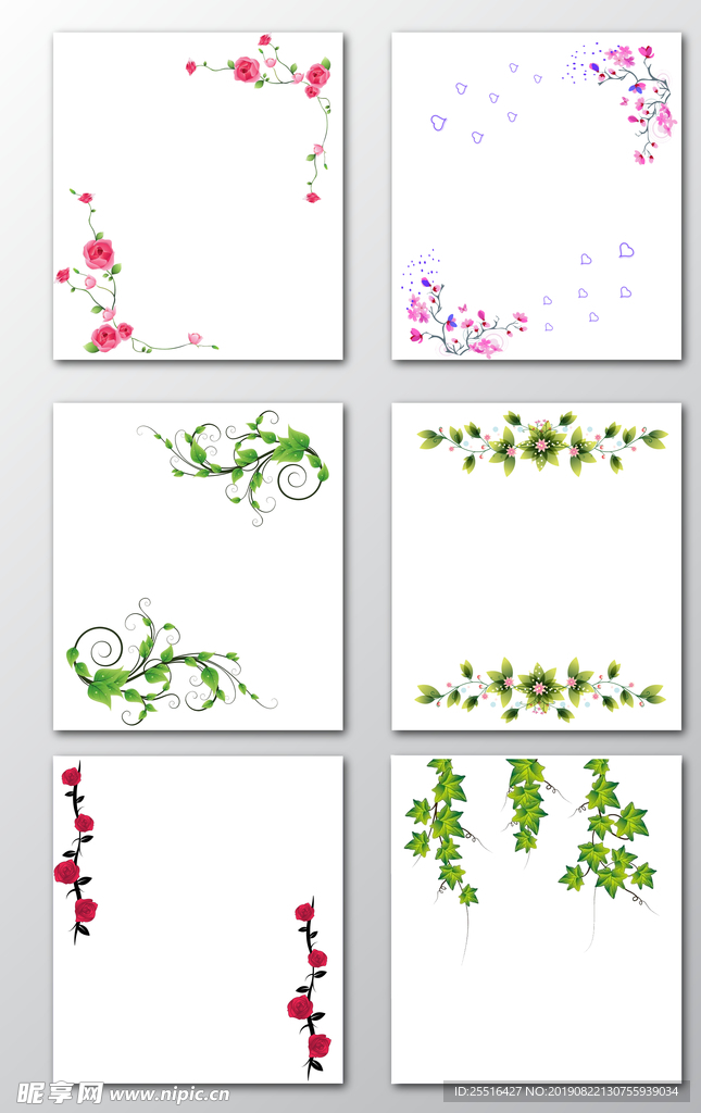 花卉 素材 图案 图形 背景