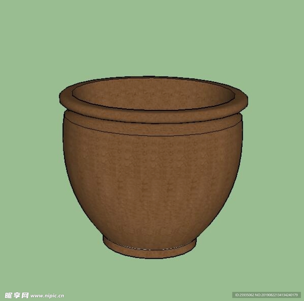 陶制简易花盆