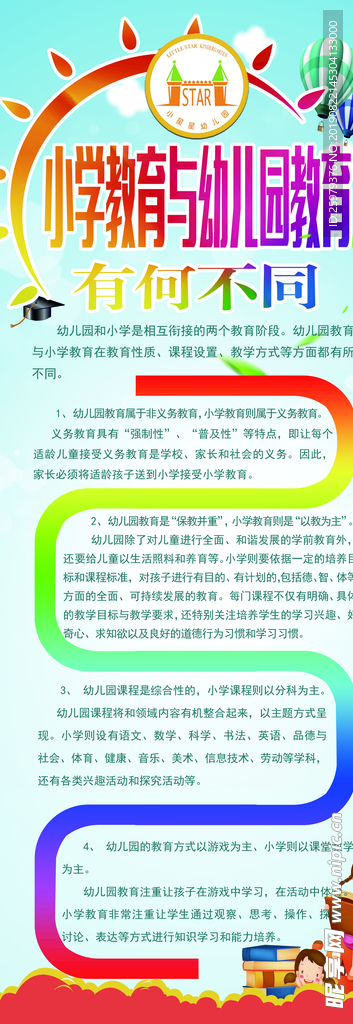 小学教育与幼儿园教育有何不同