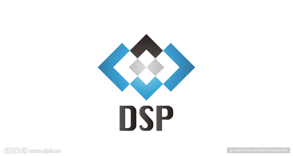 DSP数字科技公司logo设计