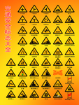 交通安全标志大全标识牌