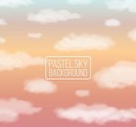 云的柔和天空背景