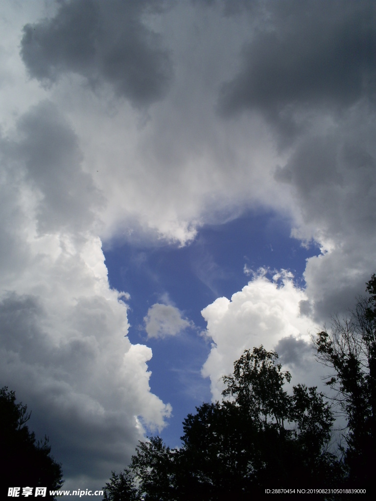 暴风雨的天空