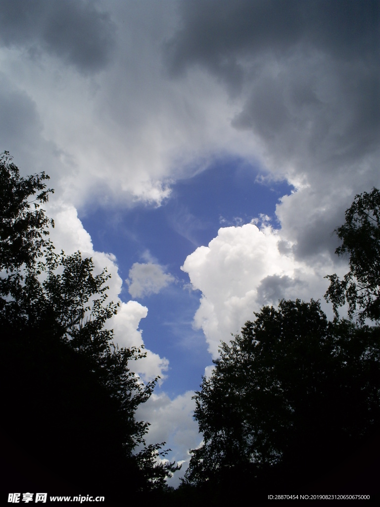 暴风雨的天空