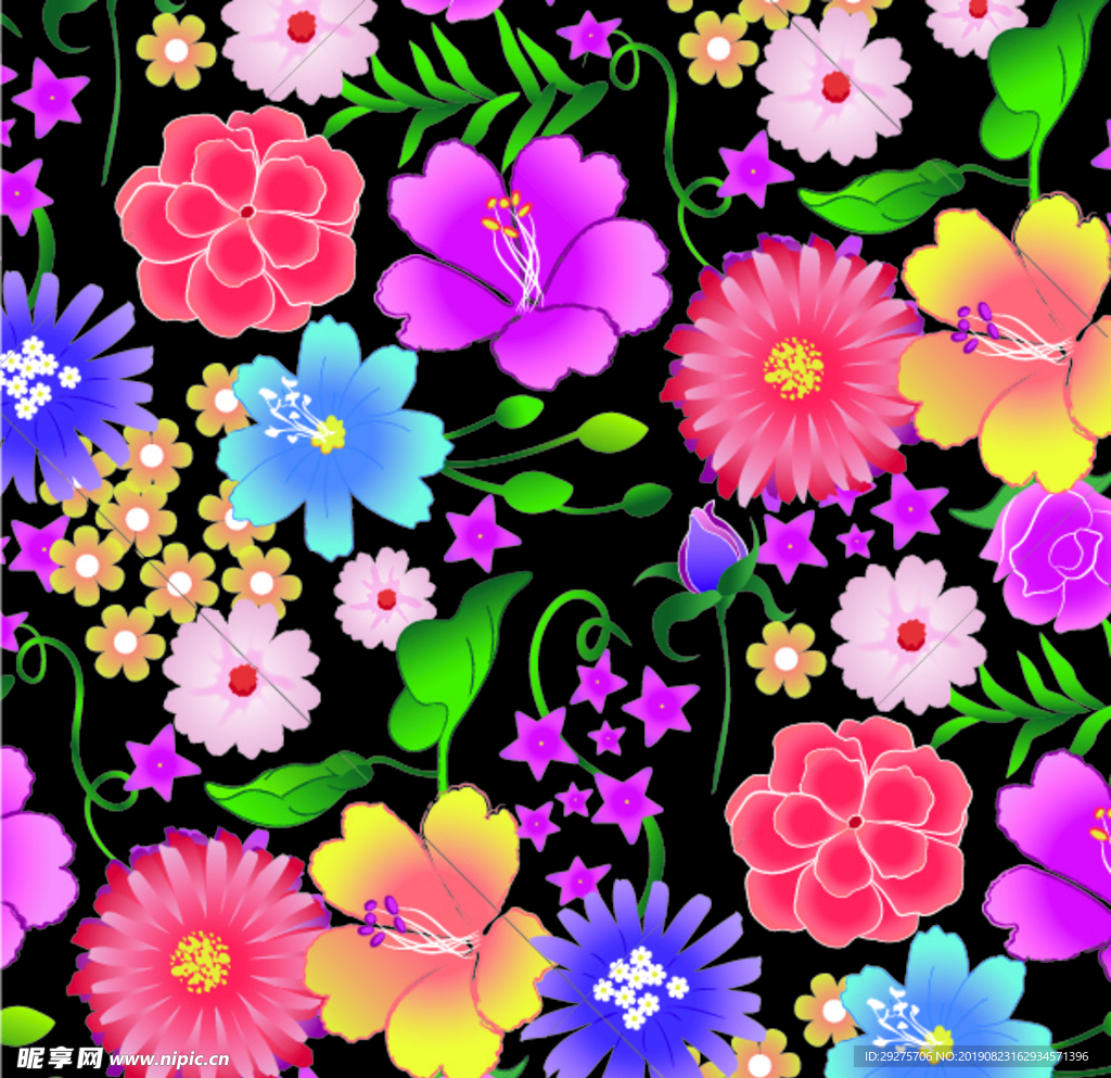 百花图