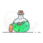卡通烧瓶