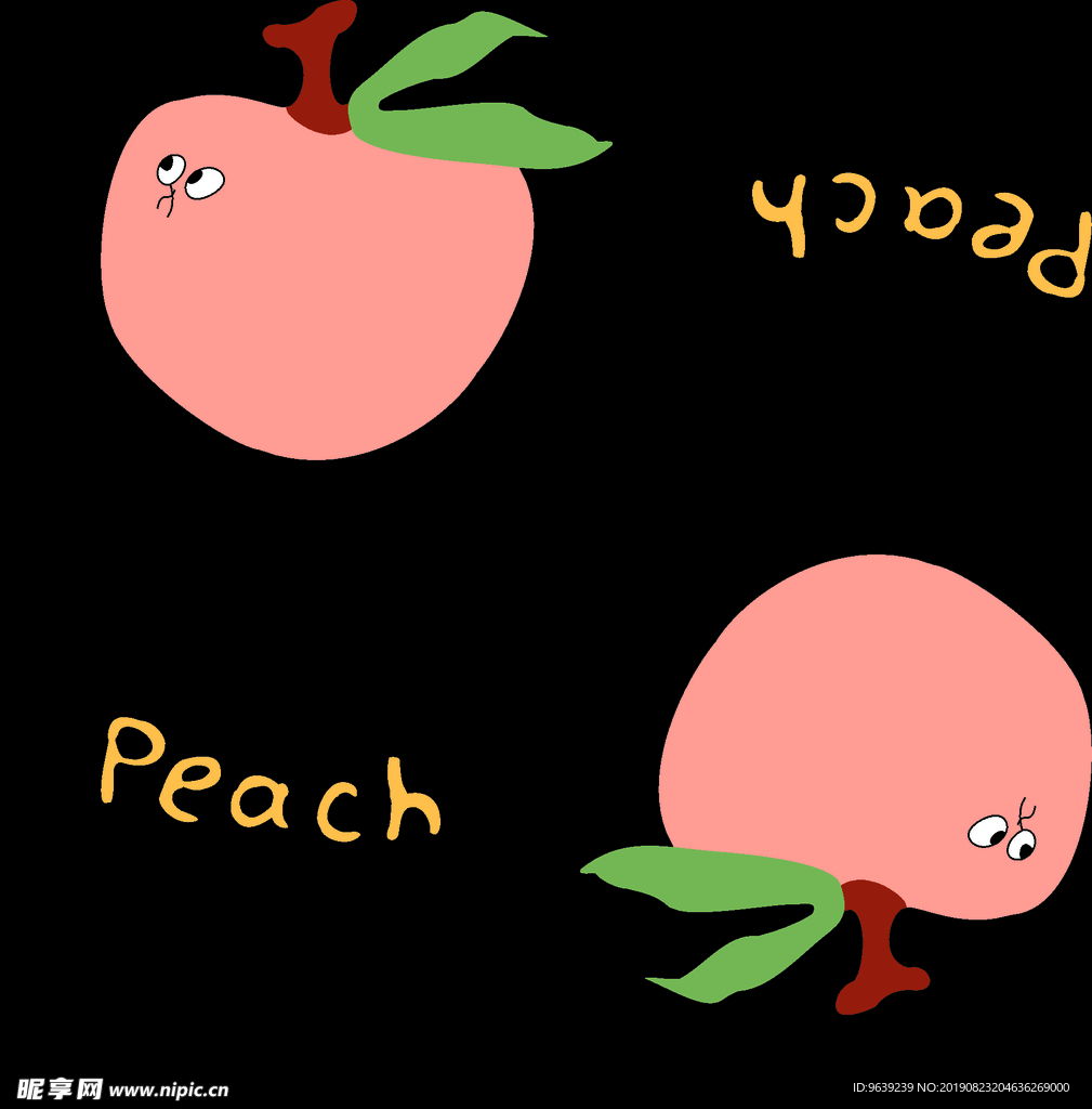 桃子印花