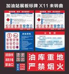 加油站宣传栏标牌类