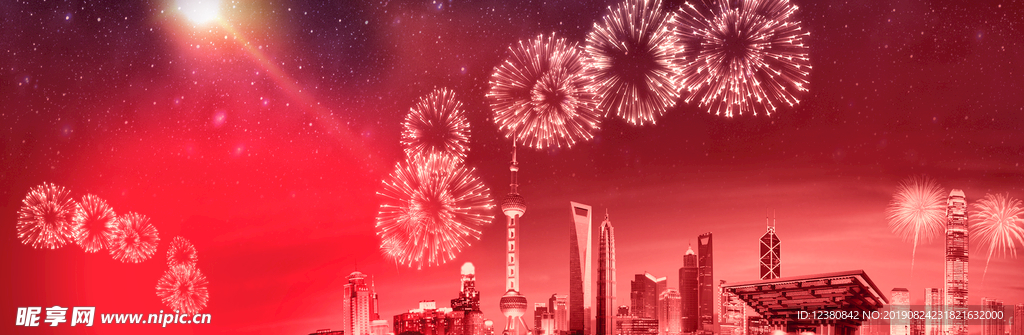 红色背景