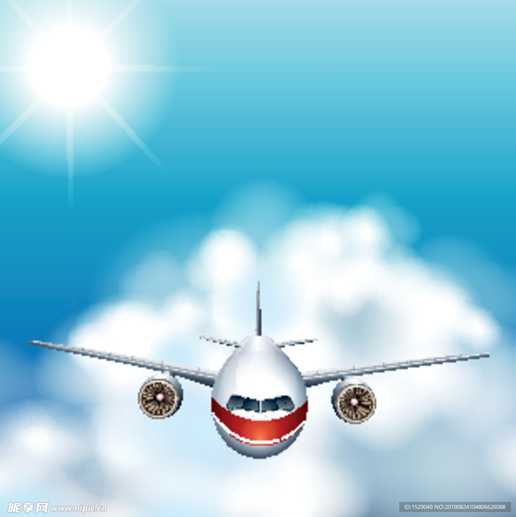 航空飞机背景