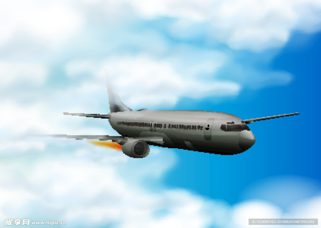 航空飞机背景