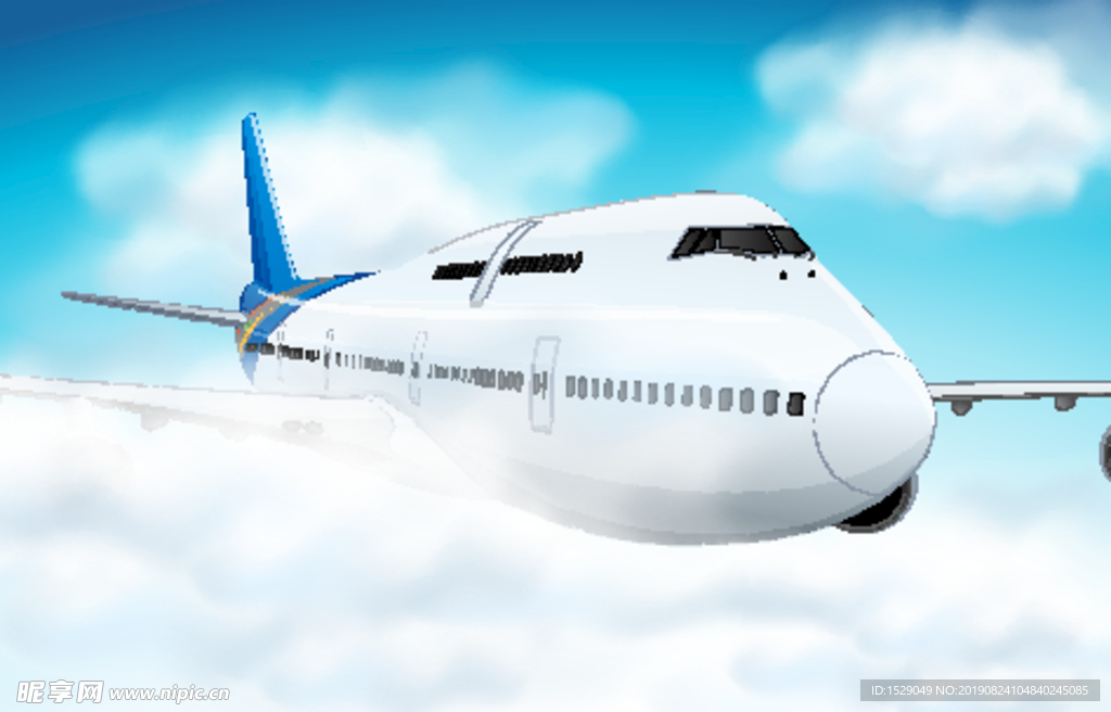 航空飞机背景