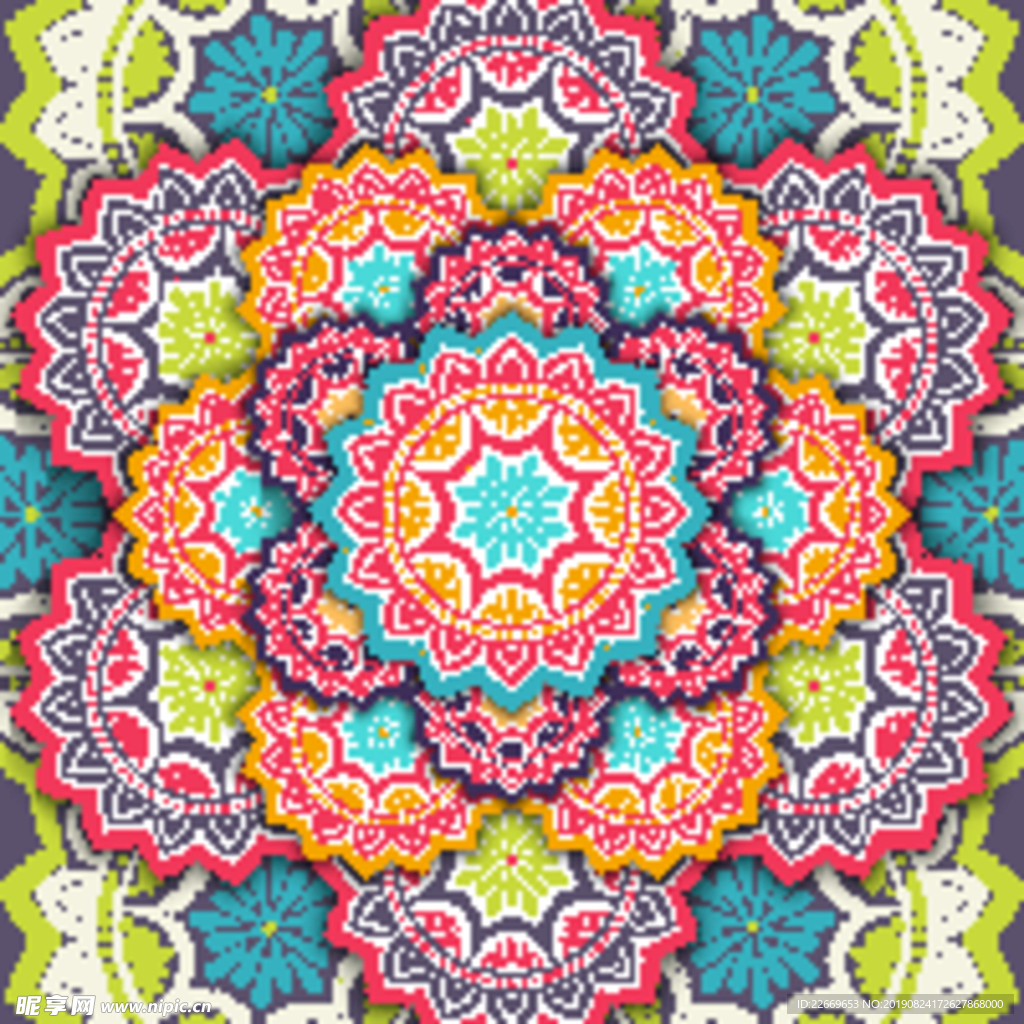 欧式花纹