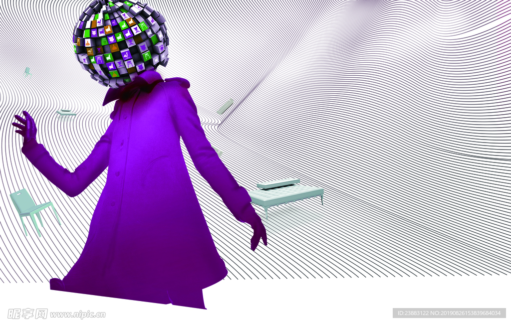 魔方创意家具广告