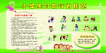 小学生行为规范展板