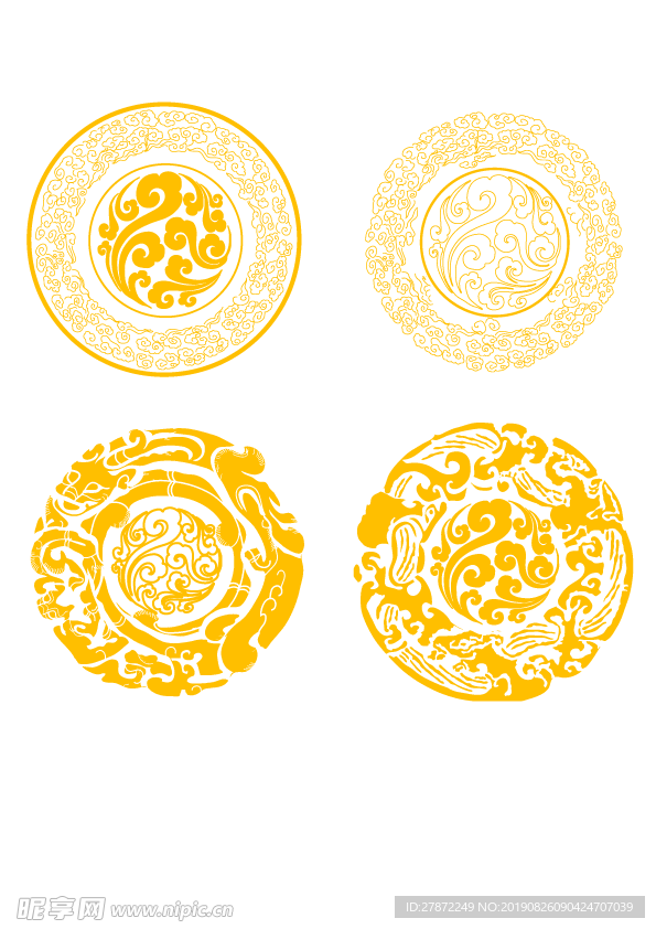 复古花纹