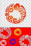 古典花纹底纹