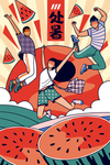 处暑海报