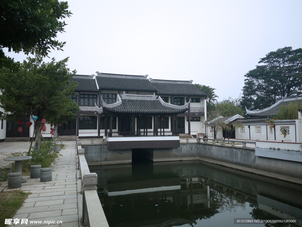 江南水乡背景素材