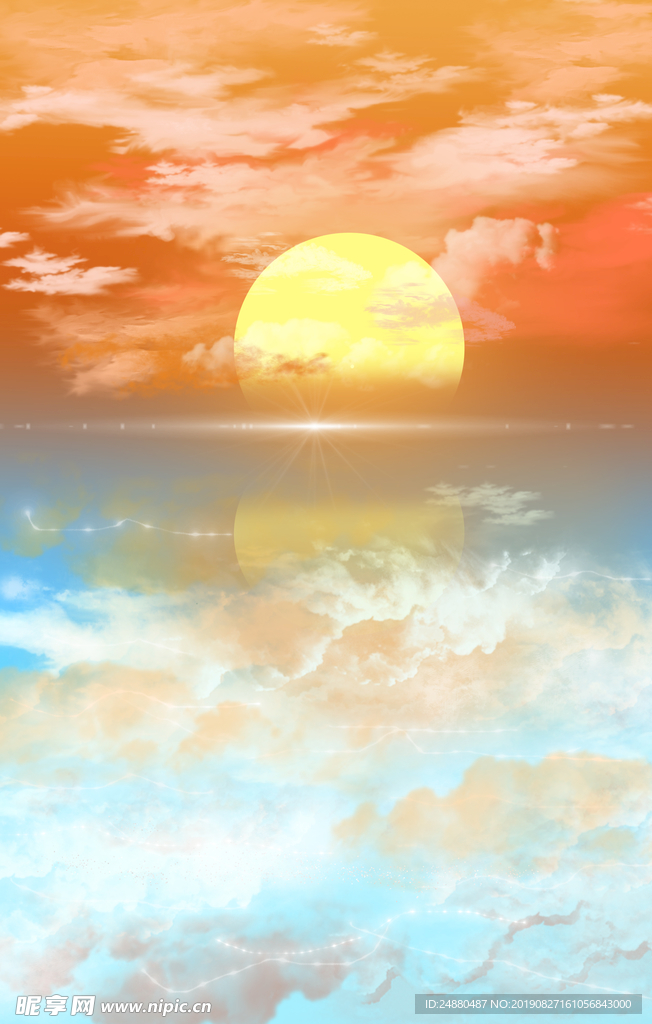 日出背景
