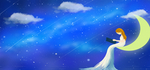梦幻 星空 神话 少女 爱情