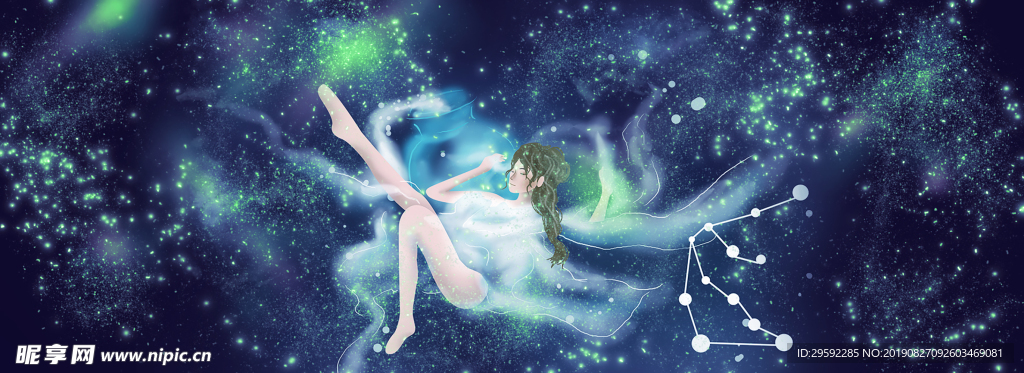 梦幻 星空 神话 少女 爱情