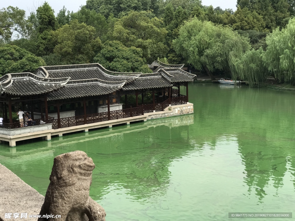 扬州瘦西湖 湖水