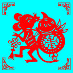 老鼠剪纸