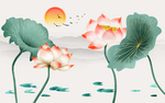 中式背景墙   中式背景素材