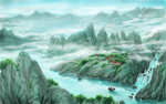 中式背景墙   中式背景素材