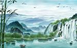 中式背景墙 中式背景素材 背景