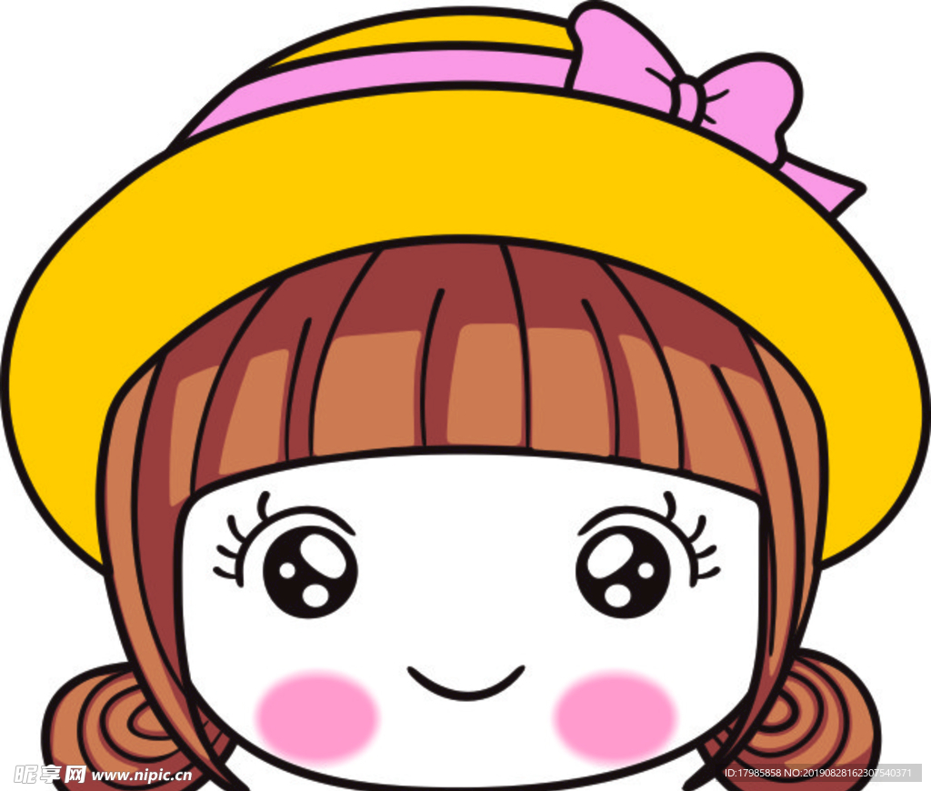女孩图案印花