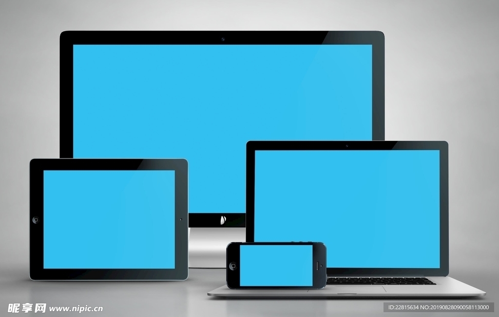 logo样机贴图 电脑展示样机