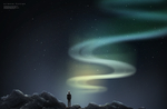 未来科幻宇宙背景