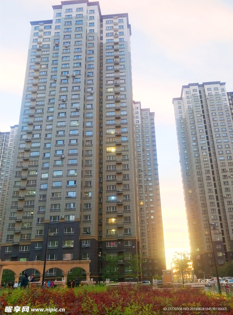 楼房 小区