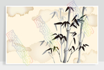 水墨画 竹子