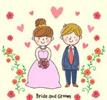绘制一对夫妇的婚礼