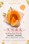 天然南瓜美食海报