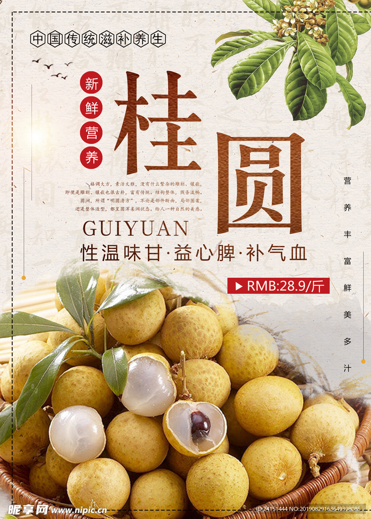 美味桂圆海报