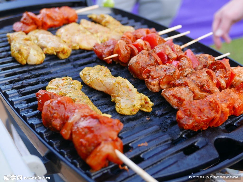 烧烤鸡肉串