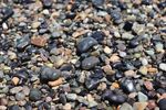 海滩光滑石子