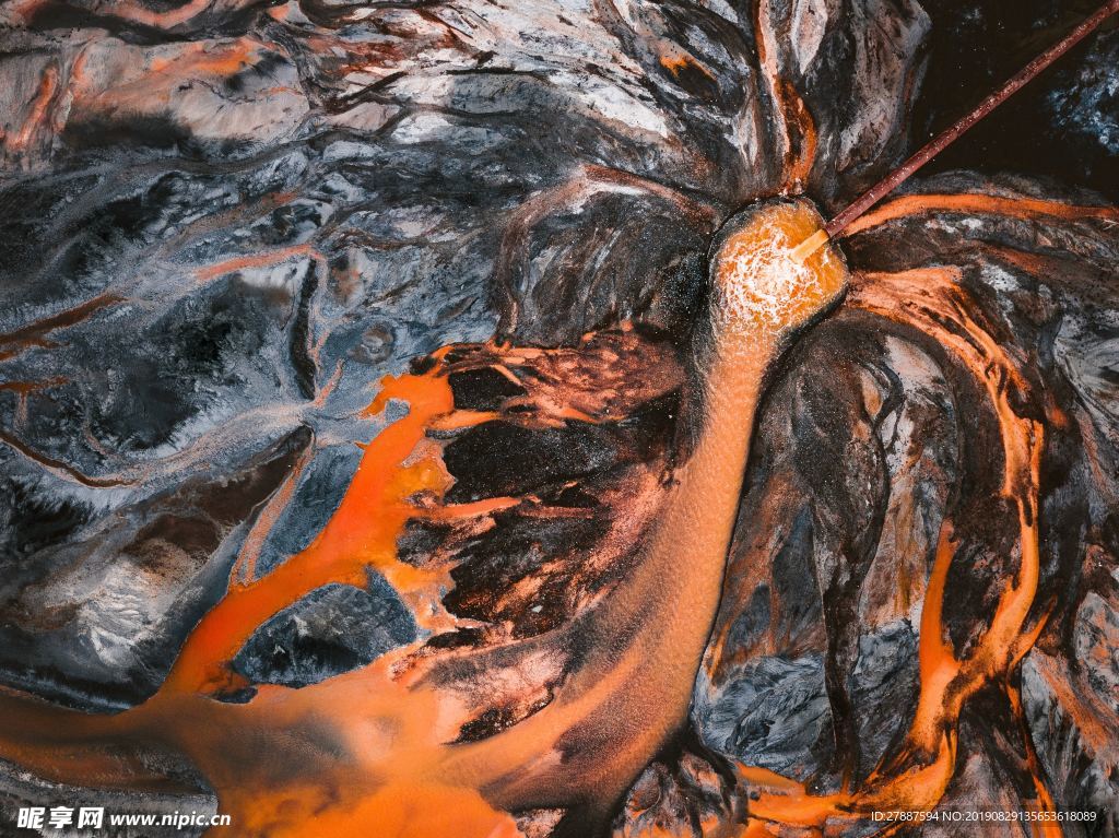 水流自然纹理