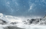 雪山背景